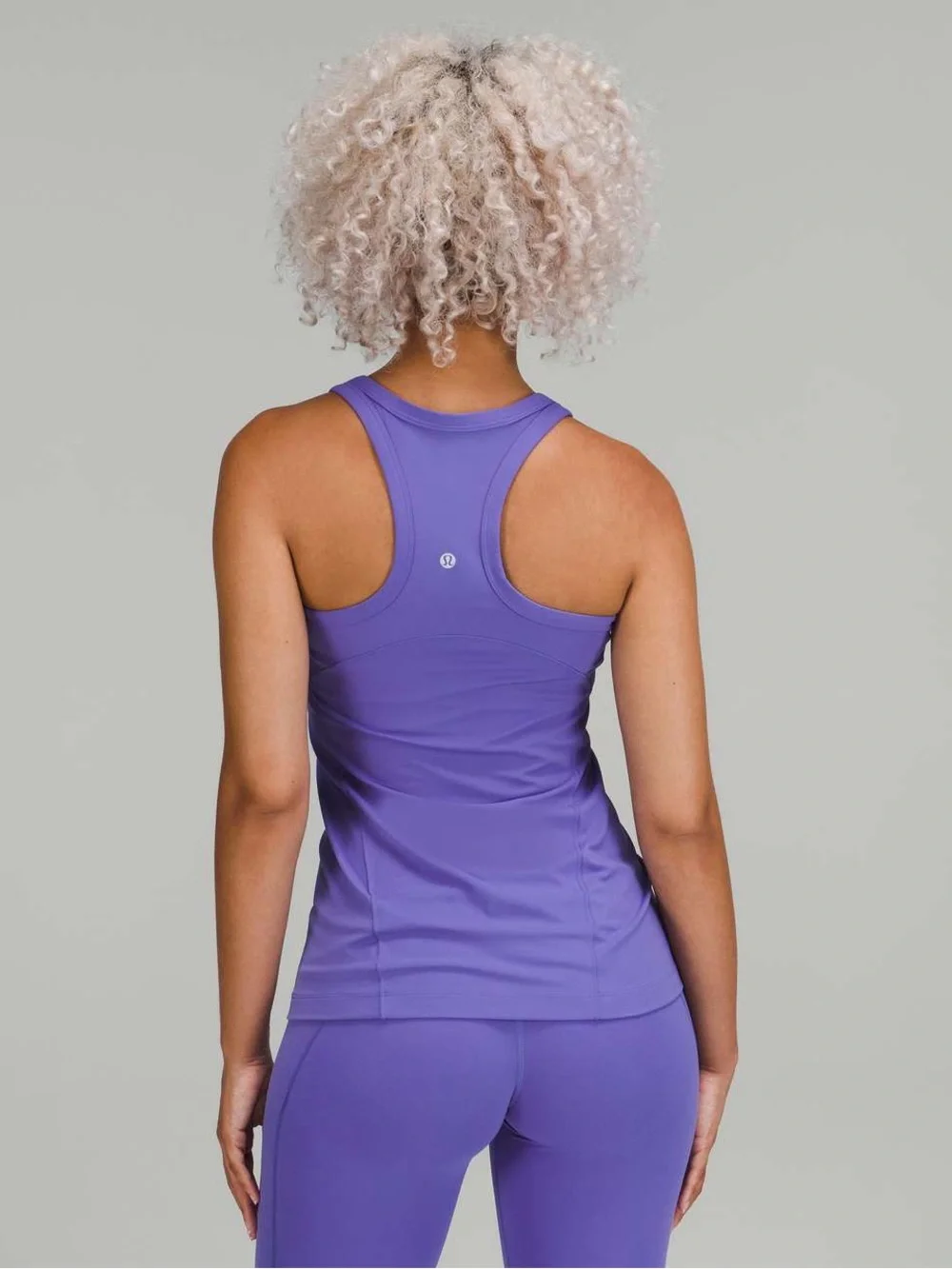 LULULEMON Align Hip-Length Racerback Tank Top Charged Indigo Size 4